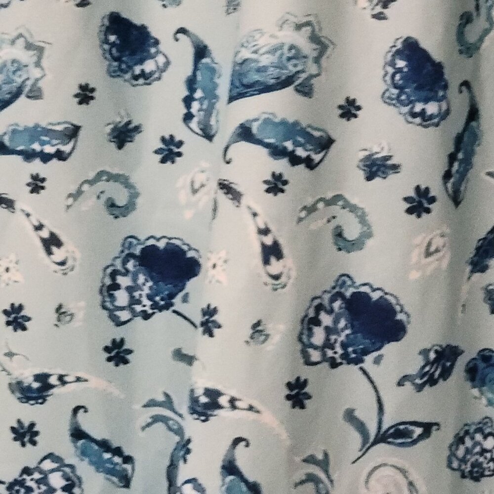 Cabana Life Blue Paisley Tunic Dress Womens Large 10/12 UPF50+ UV Protection - Picture 7 of 11
